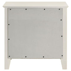 Selena 2-drawer Youth Nightstand Cream White - 400232