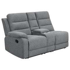 David Upholstered Reclining Sectional Sofa Smoke - 609620