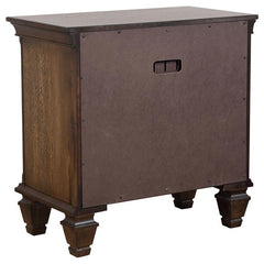 Franco 4-piece California King Bedroom Set Burnished Oak - 200971KW-S4