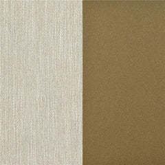 Tina Metal Pub Height Bar Stool with Upholstered Back and Seat Beige (Set of 2) - 121187