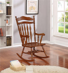 Aylin Solid Wood Rocking Chair Medium Brown - 600187