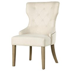 Baney Tufted Upholstered Dining Chair Beige - 104507