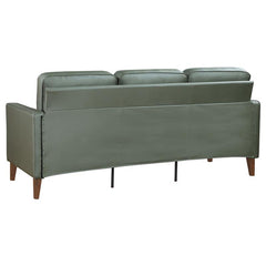 Jonah 3-piece Upholstered Track Arm Sofa Set Green - 509654-S3