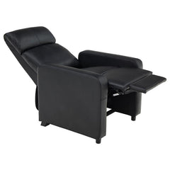 Toohey Upholstered Tufted Recliner Living Room Set Black - 600181-S3B