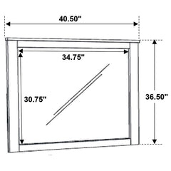 Woodmont 4-piece California King Bedroom Set Golden Brown - 222631KW-S4