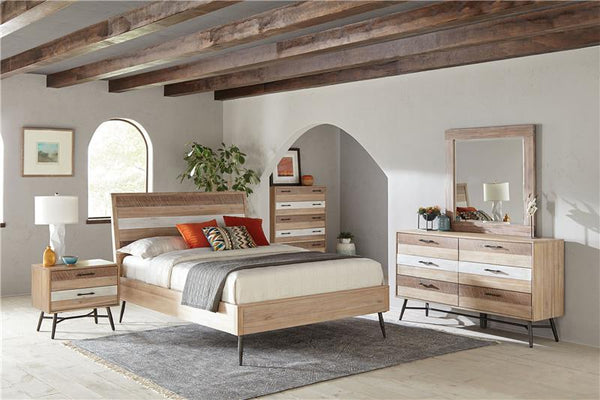 Marlow 4-piece Queen Bedroom Set Rough Sawn Multi - 215761Q-S4