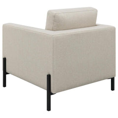 Tilly Upholstered Track Arm Accent Chair Oatmeal - 509903