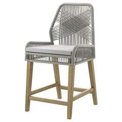 Nakia Woven Rope Back Counter Height Stools (Set of 2) - 110035