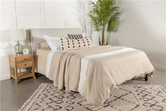 Izzy Upholstered King Panel Headboard Sand - 315985K