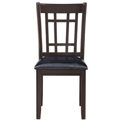 Lavon 5-piece Dining Room Set Espresso and Black - 102671-S5