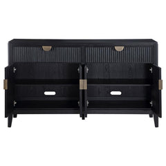 Brookmead 2-drawer Sideboard Buffet with Storage Cabinet Black - 108235