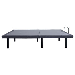 Clara Twin Extra Long Adjustable Bed Base Grey and Black - 350131TL