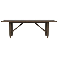 Matisse Rectangular Dining Table with 18" Removable Extension Leaf Brown - 108311