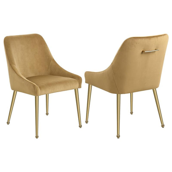 Mayette Parsons Wingback Dining Side Chairs Cognac (Set of 2) - 107582