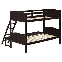 Arlo Wood Twin Over Full Bunk Bed Espresso - 405054BRN