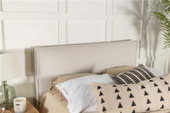 Izzy Upholstered Queen or Full Panel Headboard Sand - 315985QF