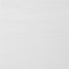 Kerwin Rectangle Faux Marble Top Dining Table White and Chrome - 111101