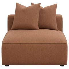 Jennifer 6-piece Upholstered Modular Sectional Terracotta - 551591-SET