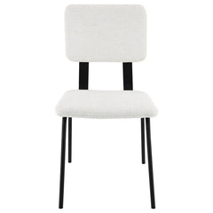 Calla Fabric Upholstered Dining Side Chair White (Set of 2) - 108022