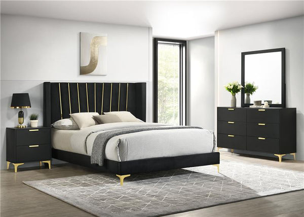 Kendall 4-piece Queen Bedroom Set Black - 301161Q-S4