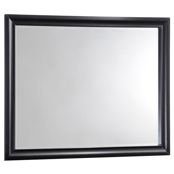 Barzini Rectangular Dresser Mirror Black - 200894