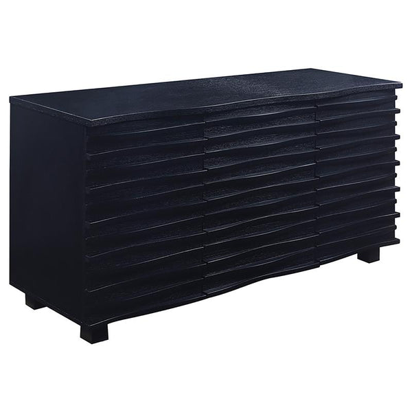 Stanton 3-drawer Rectangular Server Black - 102065