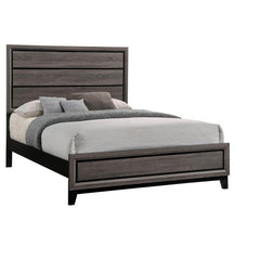 Watson Wood Eastern King Panel Bed Grey Oak - 212421KE