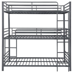 Maynard Metal Twin Triple Bunk Bed Gunmetal - 422670