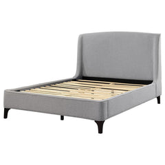 Mosby Upholstered Eastern King Wingback Bed Grey - 306021KE
