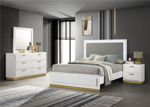 Caraway 4-piece Queen Bedroom Set White - 224771Q-S4