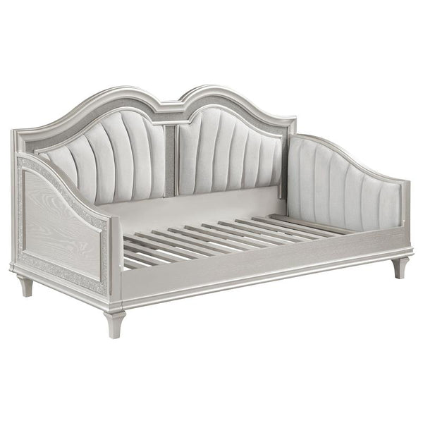Evangeline Upholstered Twin Daybed Silver Oak - 360121