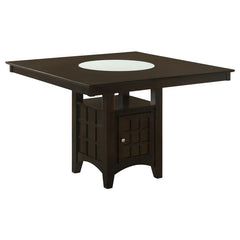 Gabriel 5-piece Square Counter Height Dining Set Cappuccino - 100438-S5