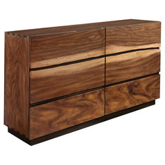 Winslow 4-piece Eastern King Bedroom Set Smokey Walnut - 223250KE-S4