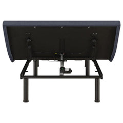 Clara Eastern King Adjustable Bed Base Grey and Black - 350131KE