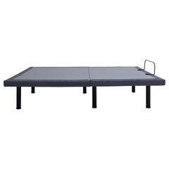 Negan Queen Adjustable Bed Base Grey and Black - 350132Q