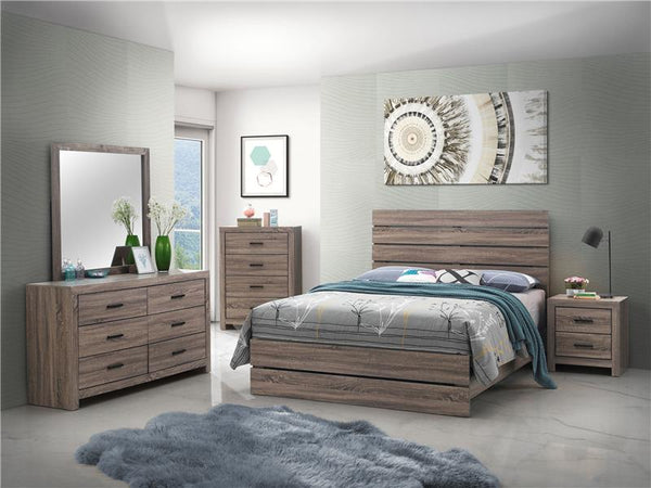 Brantford 5-piece Queen Bedroom Set Barrel Oak - 207041Q-S5
