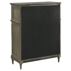 Alderwood 5-drawer Bedroom Chest French Grey - 223125