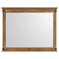 Brenner Rectangular Dresser Mirror Rustic Honey - 205264