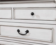 Hillcrest 5-piece Queen Bedroom Set Distressed White - 223351Q-S5