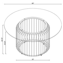 Veena 5-piece Round Dining Set with Swivel Chairs Chrome and Green - 193430BG-S5