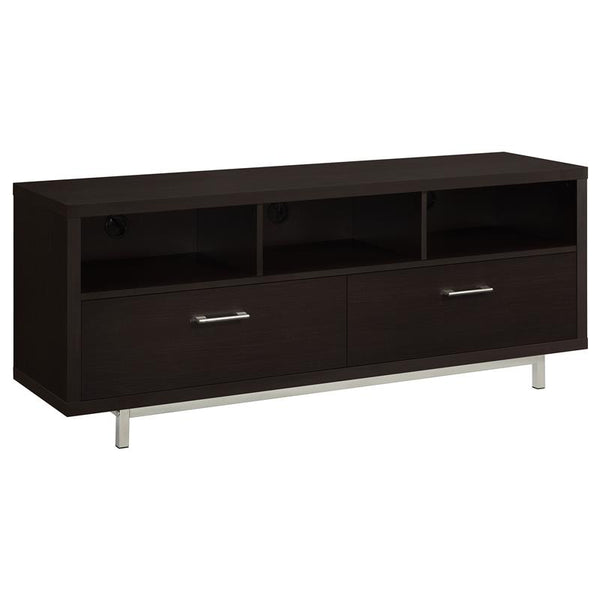 Casey 2-drawer Engineered Wood 60" TV Stand Cappuccino - 701973