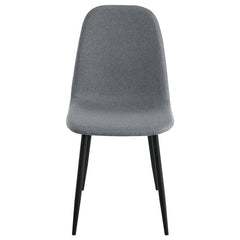 Dennison Upholstered Dining Side Chair Grey (Set of 4) - 108532