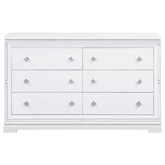 Eleanor 4-piece California King Bedroom Set White - 223561KW-S4