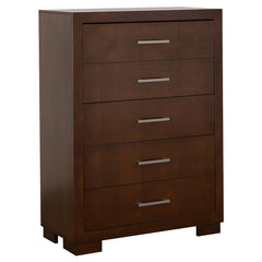Jessica 5-drawer Chest Cappuccino - 200715
