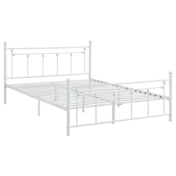 Canon Metal Full Open Frame Bed White - 422736F