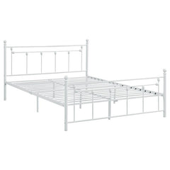Canon Metal Queen Open Frame Bed White - 422736Q