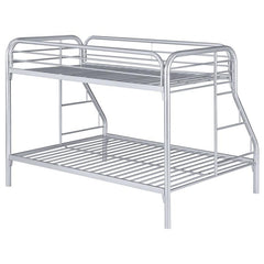 Morgan Metal Twin Over Full Bunk Bed Silver - 2258V