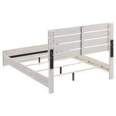 Brantford Wood Queen Panel Bed Coastal White - 207051Q