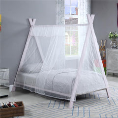 Fultonville Metal Twin Tent Bed Pink - 302133