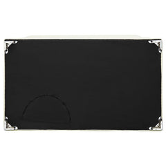 Chaviano Upholstered Track Arm Loveseat Pearl White - 505392